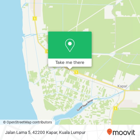 Jalan Lama 5, 42200 Kapar map