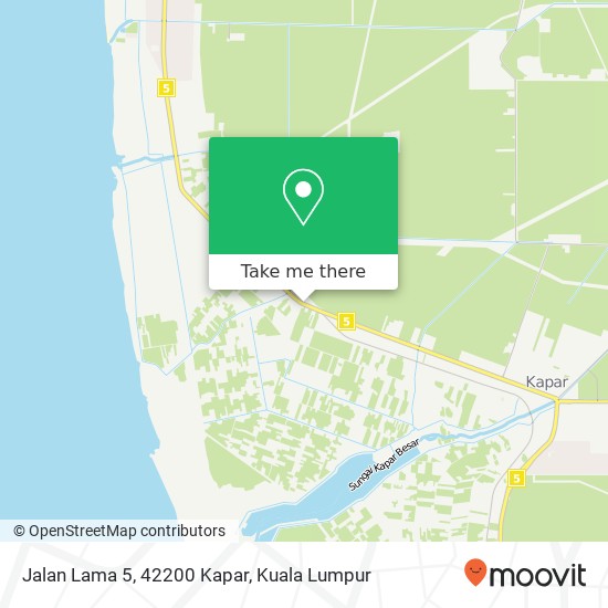 Jalan Lama 5, 42200 Kapar map