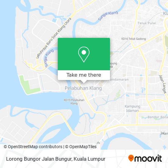 Peta Lorong Bungor Jalan Bungur