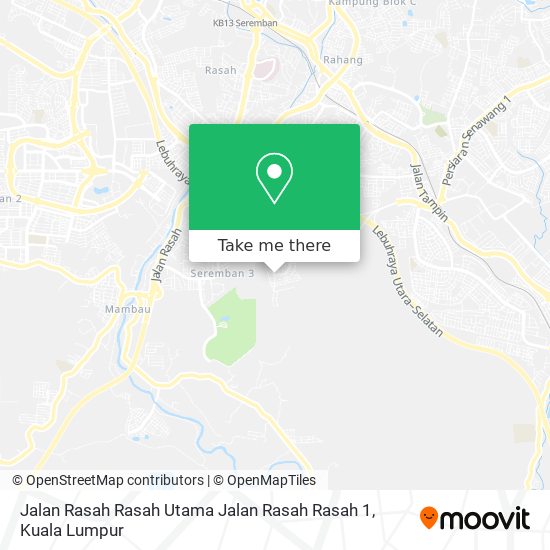 Peta Jalan Rasah Rasah Utama Jalan Rasah Rasah 1