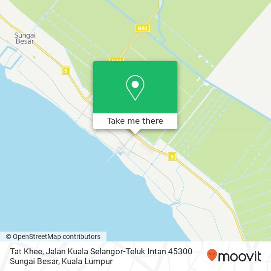 Peta Tat Khee, Jalan Kuala Selangor-Teluk Intan 45300 Sungai Besar