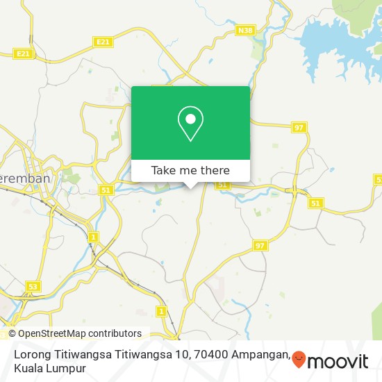 Lorong Titiwangsa Titiwangsa 10, 70400 Ampangan map