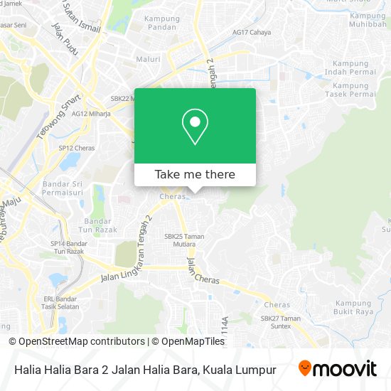 Halia Halia Bara 2 Jalan Halia Bara map