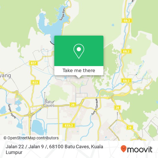 Peta Jalan 22 / Jalan 9 /, 68100 Batu Caves