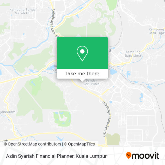 Azlin Syariah Financial Planner map