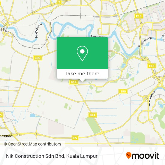 Nik Construction Sdn Bhd map
