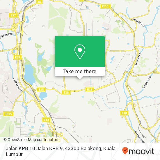 Jalan KPB 10 Jalan KPB 9, 43300 Balakong map