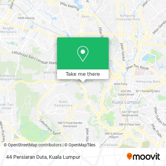 Peta 44 Persiaran Duta