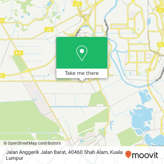 Jalan Anggerik Jalan Barat, 40460 Shah Alam map
