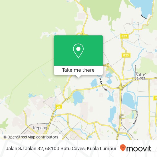 Jalan SJ Jalan 32, 68100 Batu Caves map