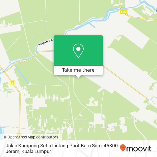 Jalan Kampung Setia Lintang Parit Baru Satu, 45800 Jeram map