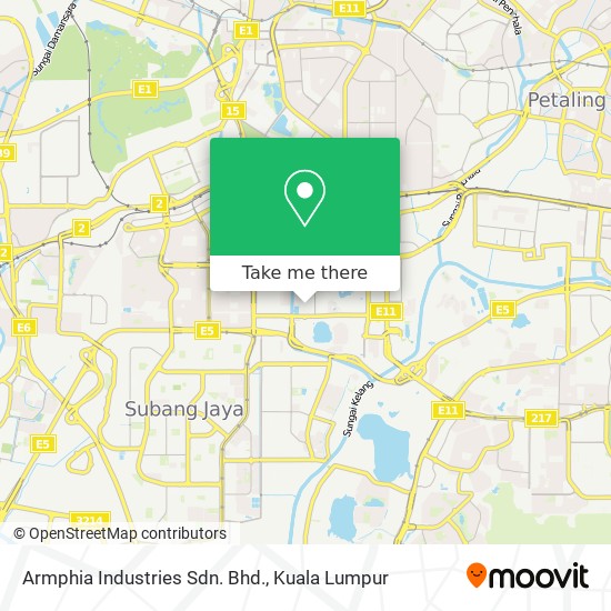 Armphia Industries Sdn. Bhd. map