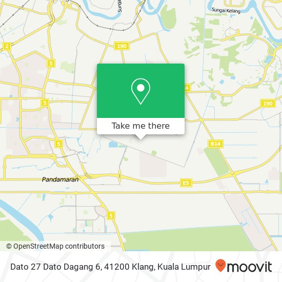 Peta Dato 27 Dato Dagang 6, 41200 Klang