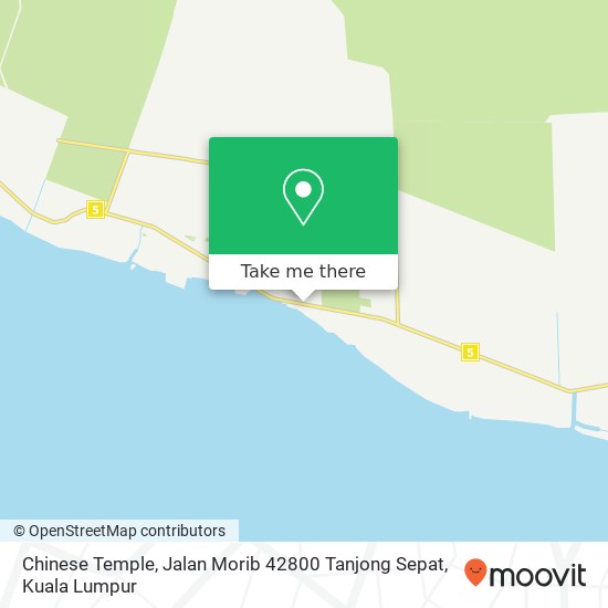 Chinese Temple, Jalan Morib 42800 Tanjong Sepat map