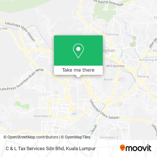 C & L Tax Services Sdn Bhd map