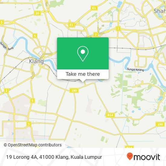 19 Lorong 4A, 41000 Klang map