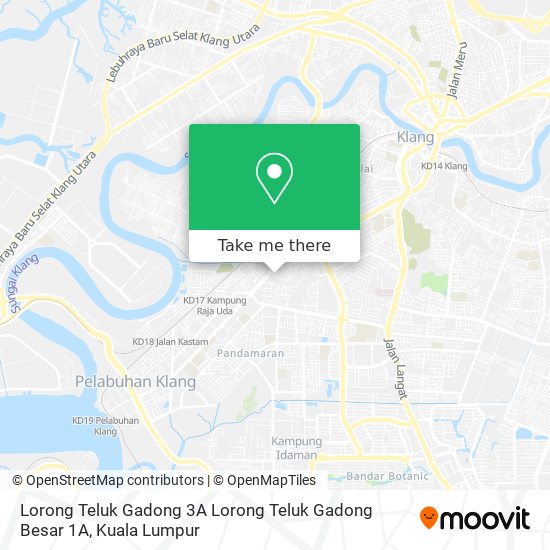 Lorong Teluk Gadong 3A Lorong Teluk Gadong Besar 1A map