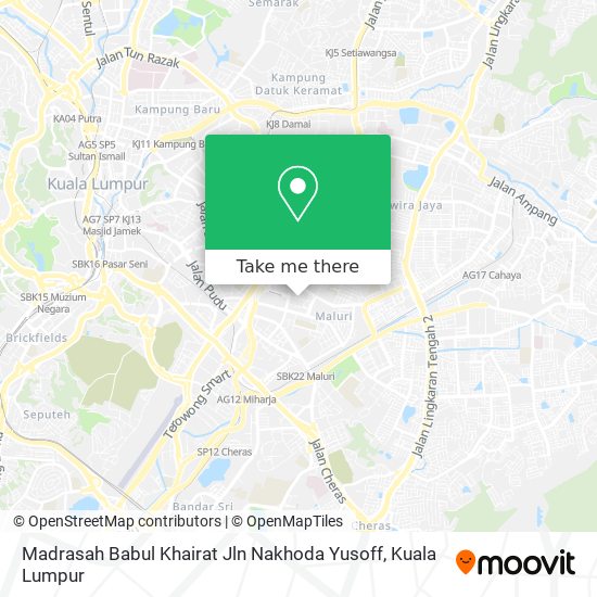 Madrasah Babul Khairat Jln Nakhoda Yusoff map