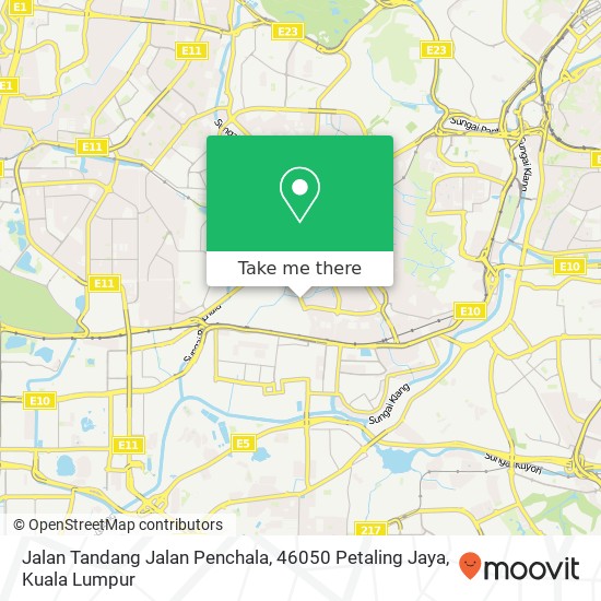 Jalan Tandang Jalan Penchala, 46050 Petaling Jaya map