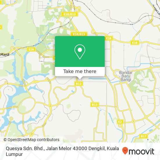 Peta Quesya Sdn. Bhd., Jalan Melor 43000 Dengkil