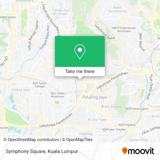 Symphony Square map