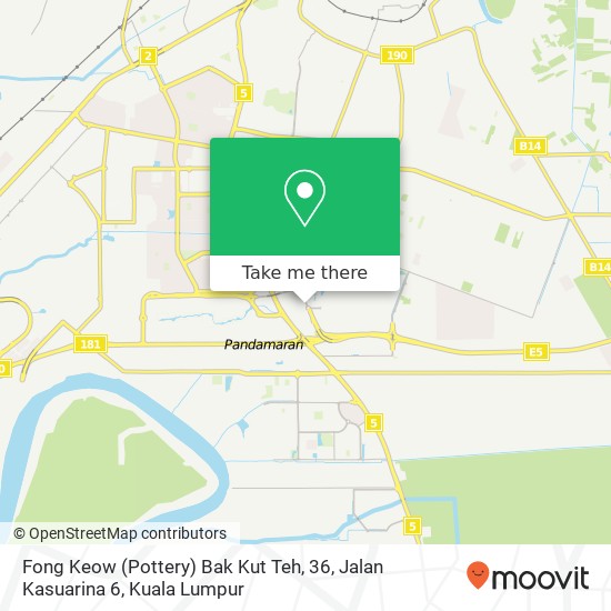 Fong Keow (Pottery) Bak Kut Teh, 36, Jalan Kasuarina 6 map