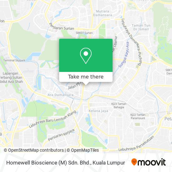 Homewell Bioscience (M) Sdn. Bhd. map