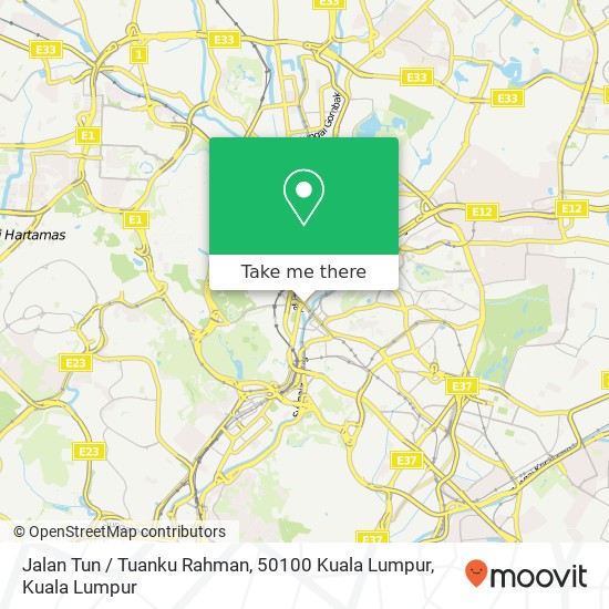 Jalan Tun / Tuanku Rahman, 50100 Kuala Lumpur map