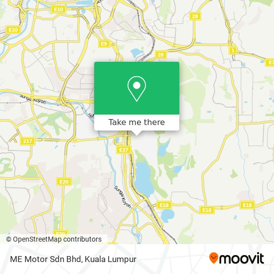 Peta ME Motor Sdn Bhd