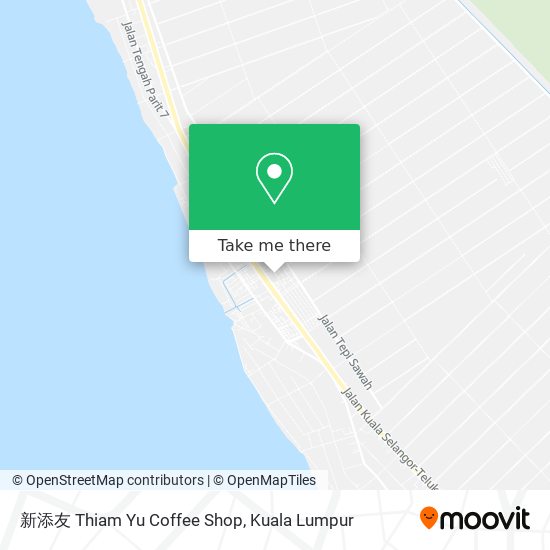 新添友 Thiam Yu Coffee Shop map