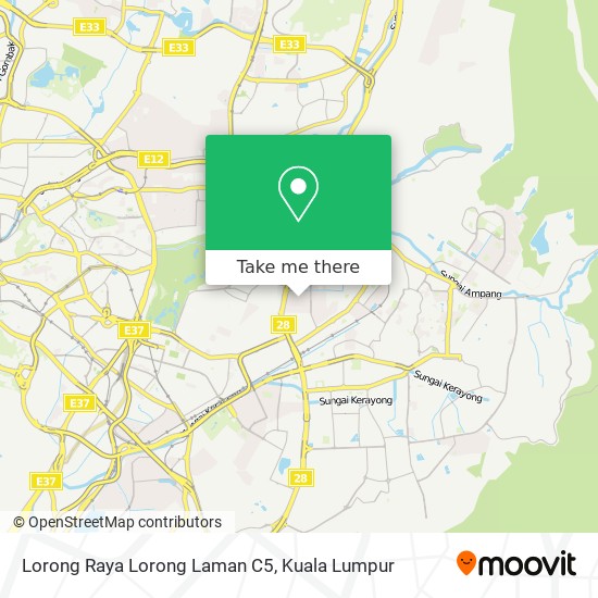 Lorong Raya Lorong Laman C5 map