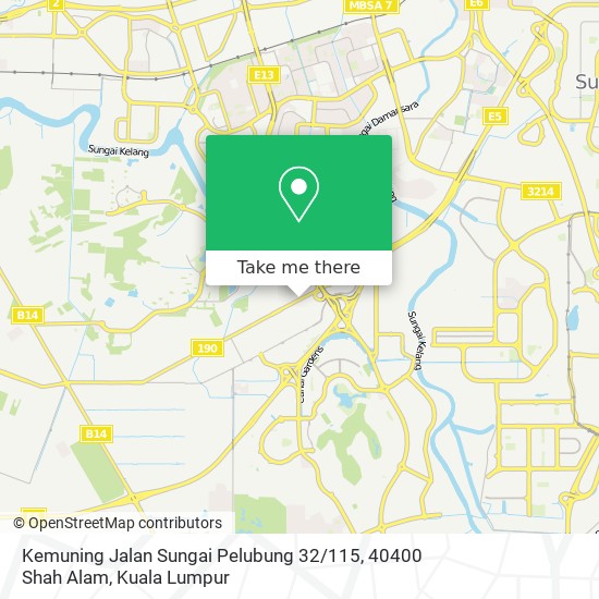 Kemuning Jalan Sungai Pelubung 32 / 115, 40400 Shah Alam map