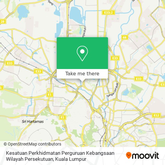 How To Get To Kesatuan Perkhidmatan Perguruan Kebangsaan Wilayah Persekutuan In Kuala Lumpur By Bus Mrt Lrt Or Train Moovit