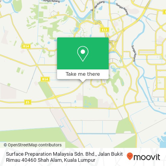 Surface Preparation Malaysia Sdn. Bhd., Jalan Bukit Rimau 40460 Shah Alam map