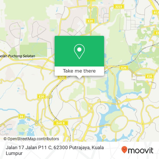 Jalan 17 Jalan P11 C, 62300 Putrajaya map