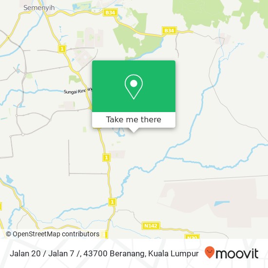 Jalan 20 / Jalan 7 /, 43700 Beranang map