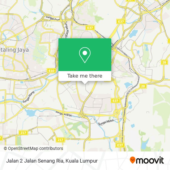 Peta Jalan 2 Jalan Senang Ria