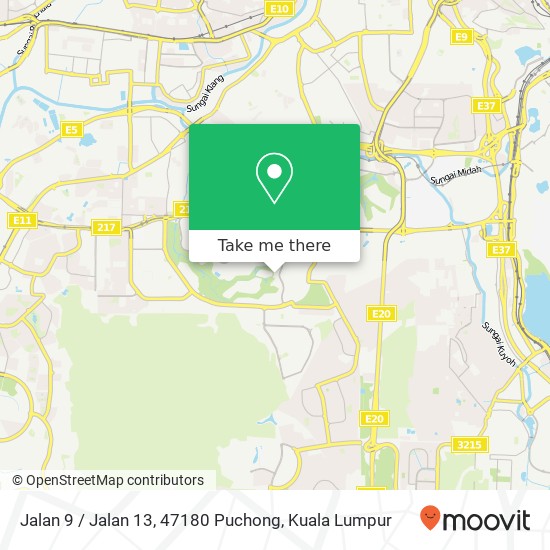 Peta Jalan 9 / Jalan 13, 47180 Puchong