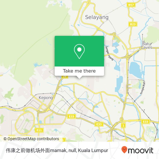 伟康之前做机场外面mamak, null map