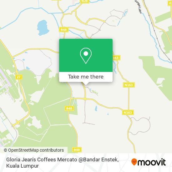 Peta Gloria Jean's Coffees Mercato @Bandar Enstek