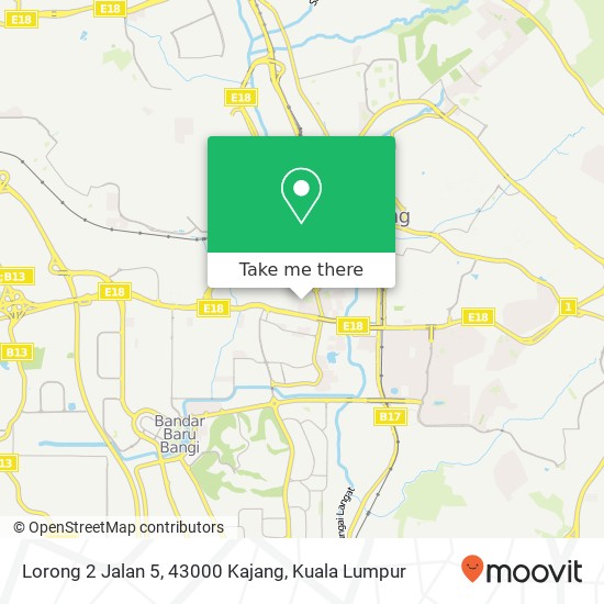 Lorong 2 Jalan 5, 43000 Kajang map