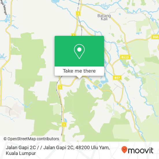 Jalan Gapi 2C / / Jalan Gapi 2C, 48200 Ulu Yam map