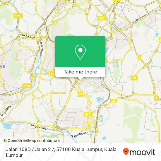 Jalan 108D / Jalan 2 /, 57100 Kuala Lumpur map