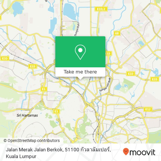 Jalan Merak Jalan Berkok, 51100 กัวลาลัมเปอร์ map