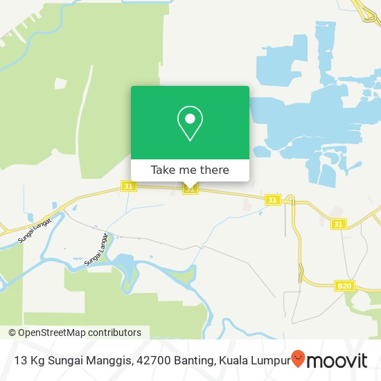 13 Kg Sungai Manggis, 42700 Banting map