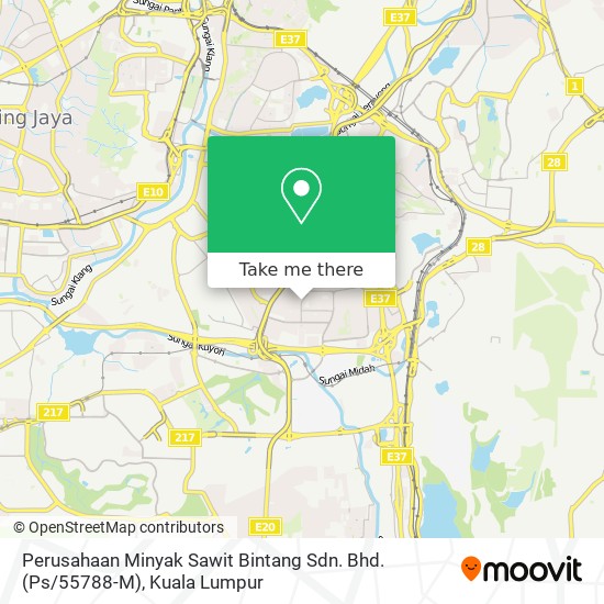 Peta Perusahaan Minyak Sawit Bintang Sdn. Bhd. (Ps / 55788-M)