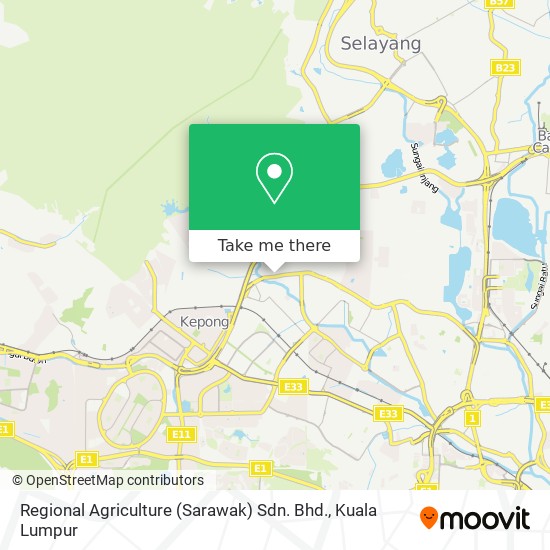 Regional Agriculture (Sarawak) Sdn. Bhd. map