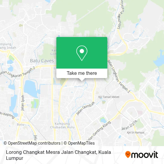 Lorong Changkat Mesra Jalan Changkat map
