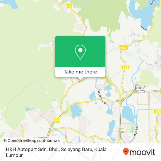 H&H Autopart Sdn. Bhd., Selayang Baru map