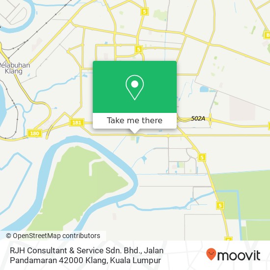 Peta RJH Consultant & Service Sdn. Bhd., Jalan Pandamaran 42000 Klang